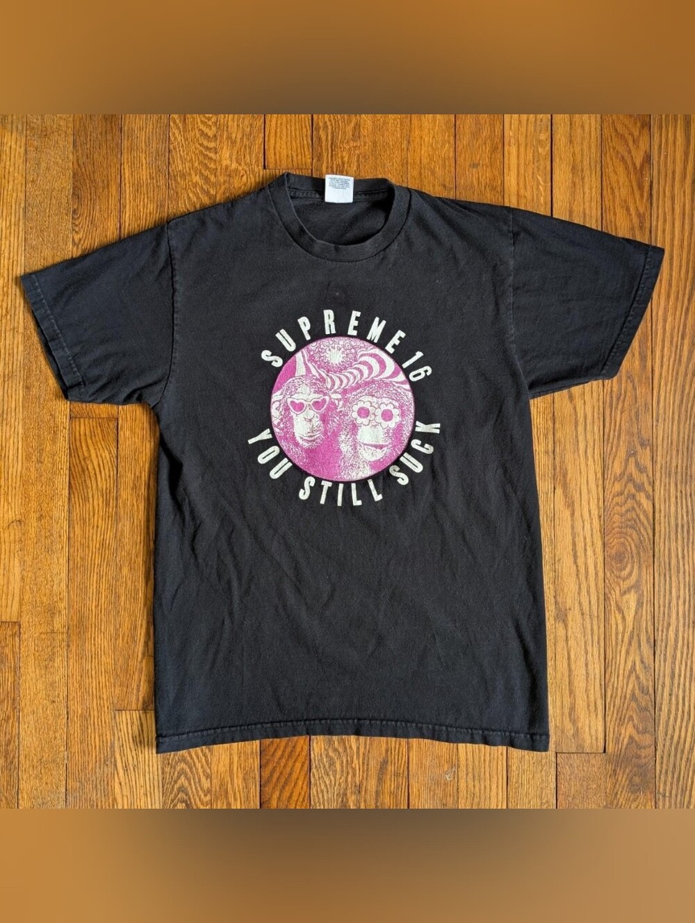 Supreme 16 You Still Suck Chimps Graphic T-shirt